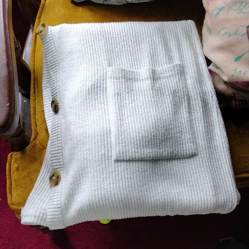 Duster Cardigan in Ecru Color - Picture 9 of 10